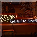 C24. Miller Genuine Draft neon sign.